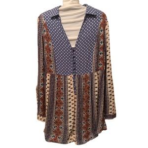 En Crème Women’s Shirt Dress Sz M